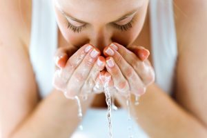 rinse to get rid of impure skin
